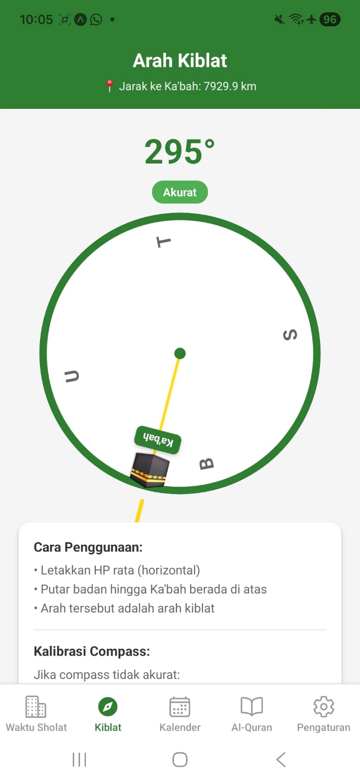 Arah Kiblat